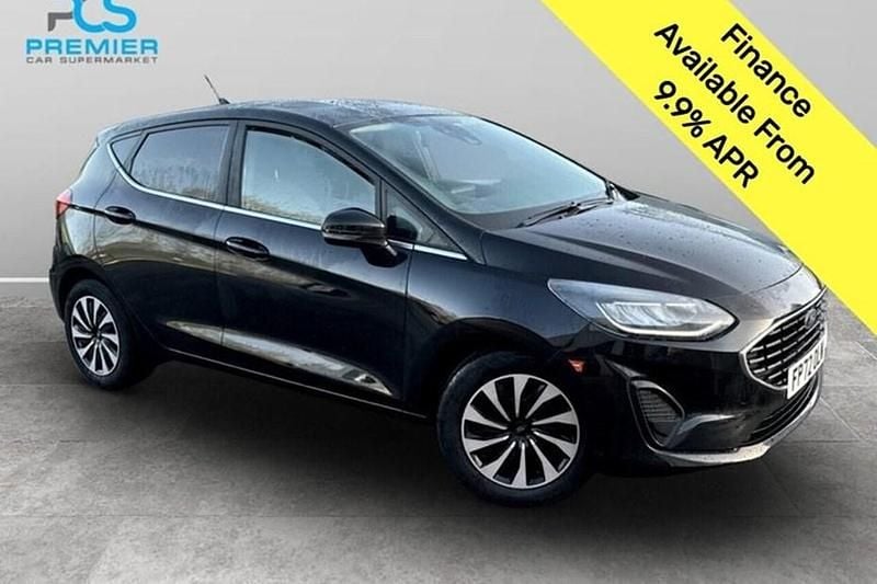 Agate black (premium colour) Used 2022 Ford Fiesta Titanium Hatchback | £7,795 (Good price) - Image 1/1