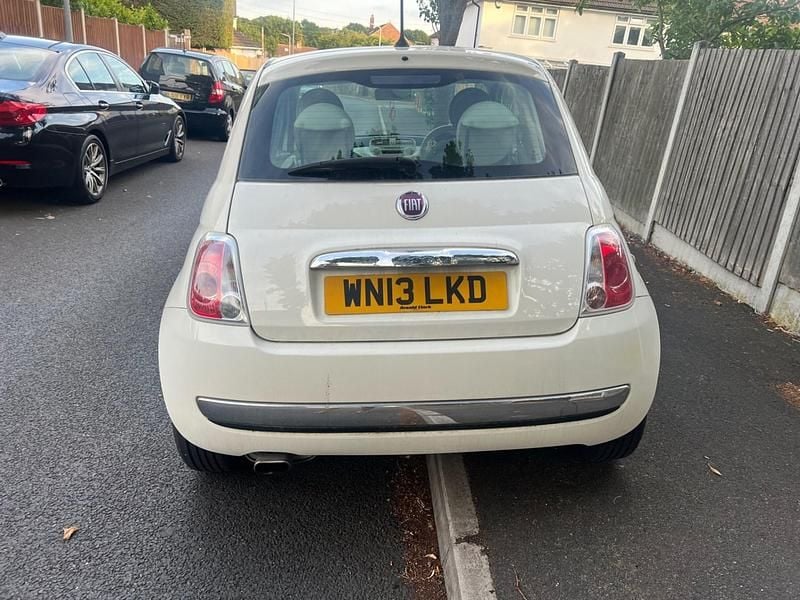 Used Fiat 500 Lounge 2013 White Hatchback