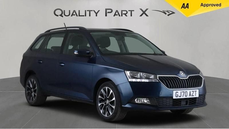 Blue Used 2020 Skoda Fabia SE Drive Hatchback | £8,846 (Good price) - Image 1/3