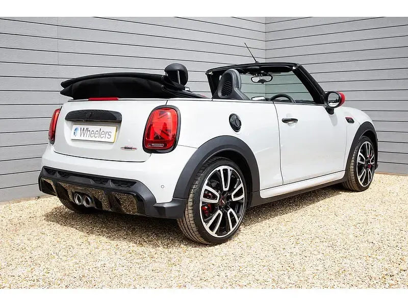 Used Mini John Cooper Works Cabriolet 2021 White silver Cabriolet