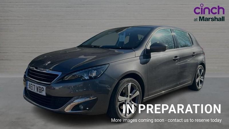 Used Peugeot 308 Allure 130 HP (95 kW) 2017 Nimbus grey