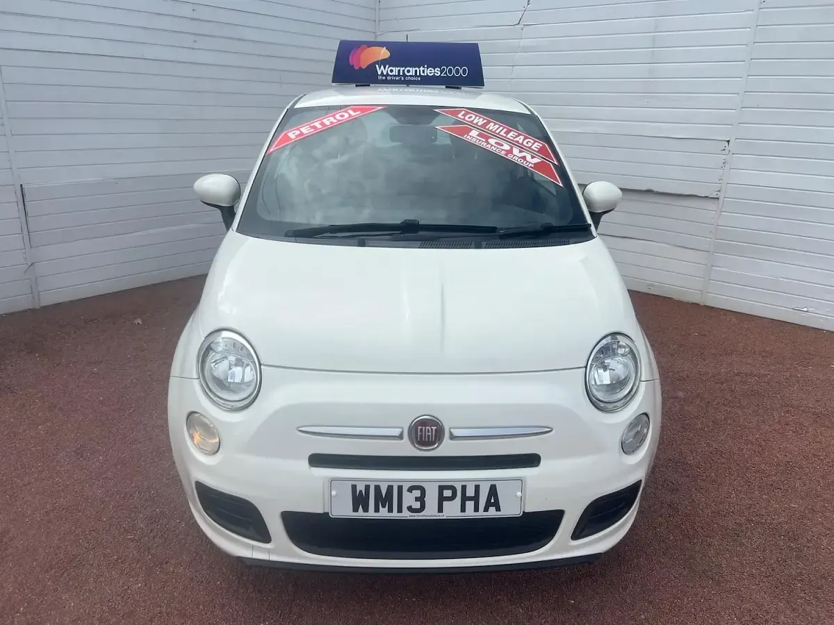 Used Fiat 500 S 69 HP (50 kW) 2013 White Hatchback