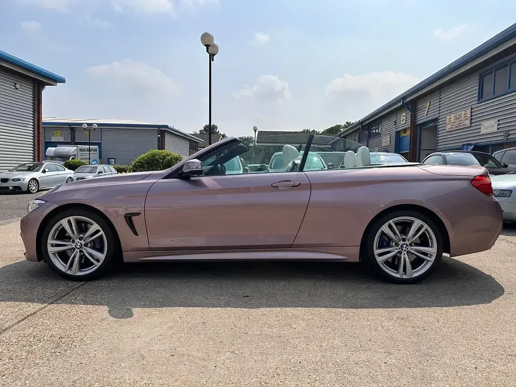 Used BMW 430 Cabriolet M Sport 248 HP (182 kW) 2017 Pink Cabriolet