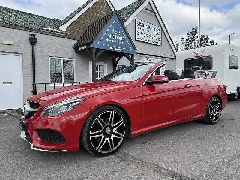 Used Mercedes E350 AMG Line Premium 2016 Red Cabriolet