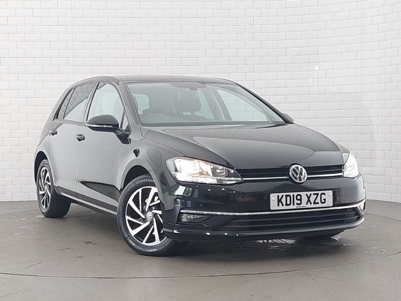 Black Used 2019 VW Golf VII Match Hatchback | £17,998 (Fair price) - Image 1/4