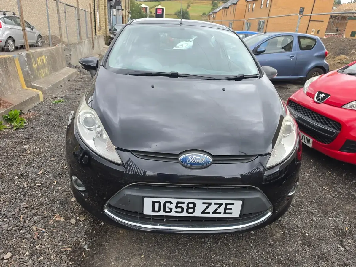 Used Ford Fiesta Zetec 82 HP (60 kW) 2008 Black Hatchback