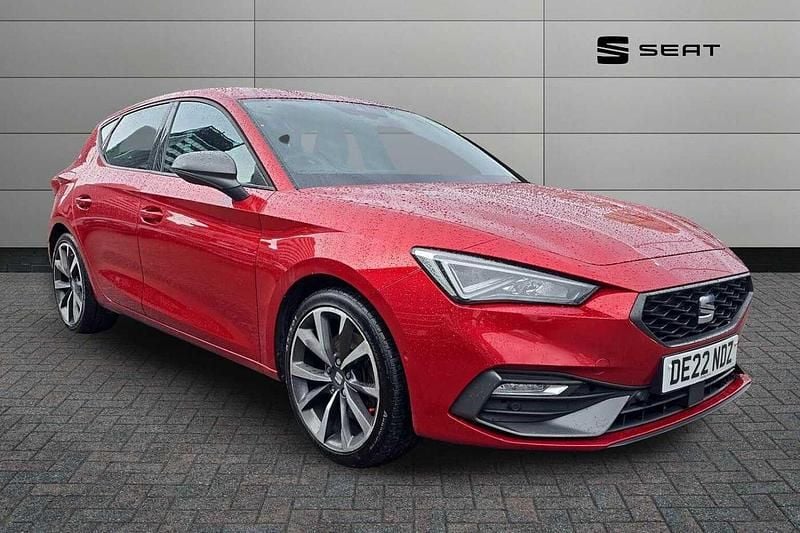 Red Used 2022 Seat Leon FR Sport Hatchback | £15,995 (Fair price) - Image 1/4