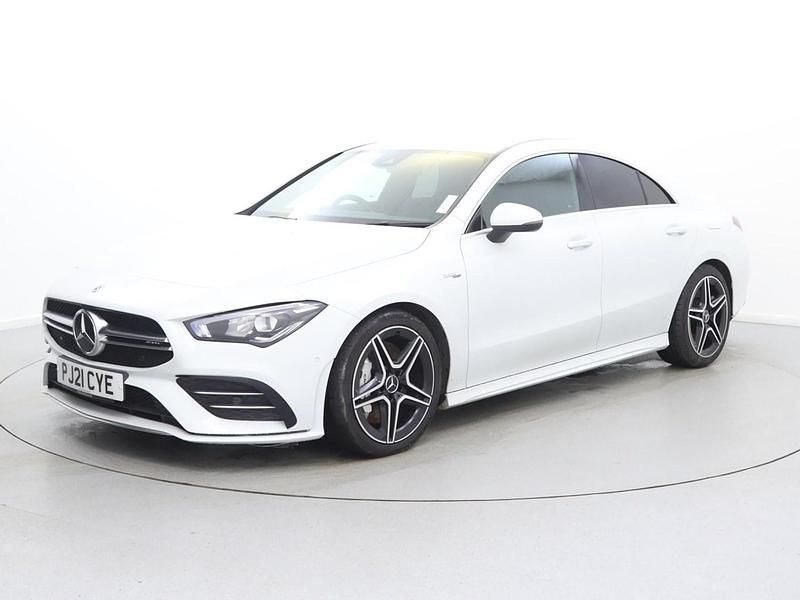 Used Mercedes CLA35 AMG 306 HP (225 kW) 2021 White Coupe