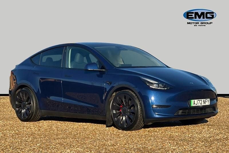 Used Tesla Model Y Performance 392 kW (534 HP) 2022 Blue SUV