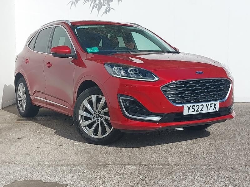 Red Used 2022 Ford Kuga Vignale SUV | £20,298 (Fair price) - Image 1/4