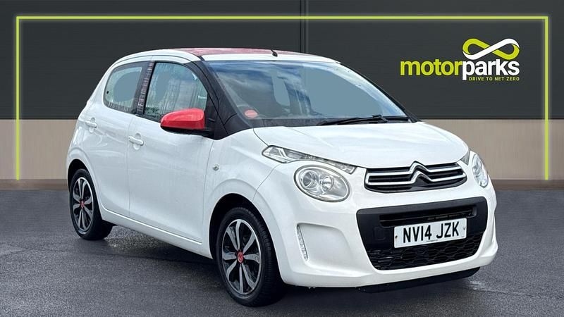 Lipizzan white/sunrise red Used 2014 Citroën C1 Feel Hatchback | £4,000 (Fair price) - Image 1/4