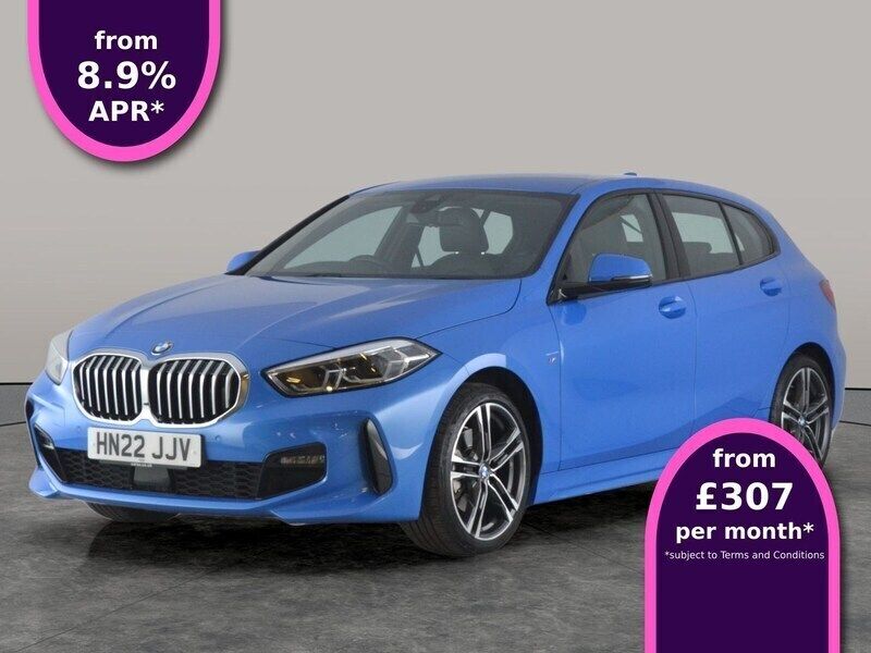 Blue Used 2022 BMW 118 M Sport Hatchback | £21,946 (Fair price) - Image 1/3