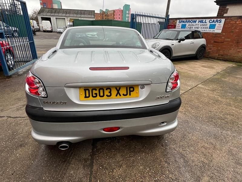 Used Peugeot 206 2003 Silver Cabriolet