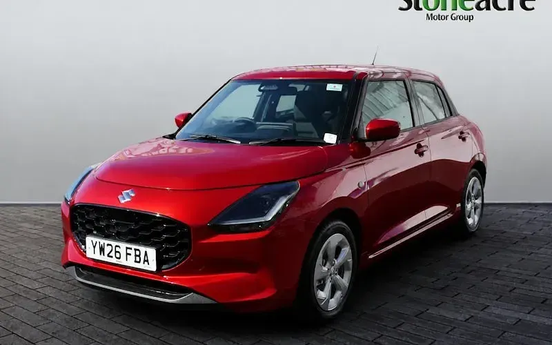 New Suzuki Swift 82 HP (60 kW) 2026 Red Hatchback