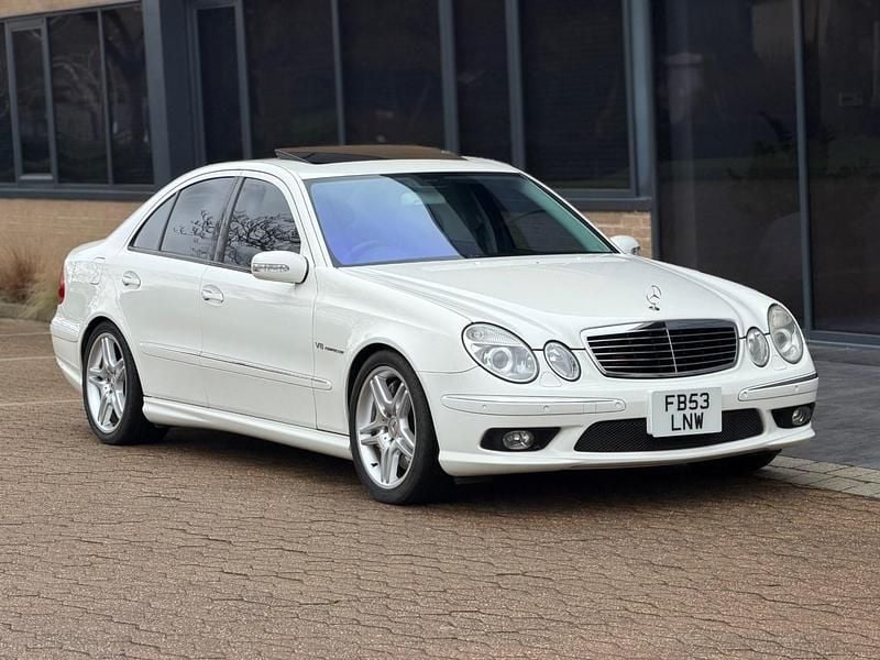 Used Mercedes E55 AMG AMG 2003 White Sedan