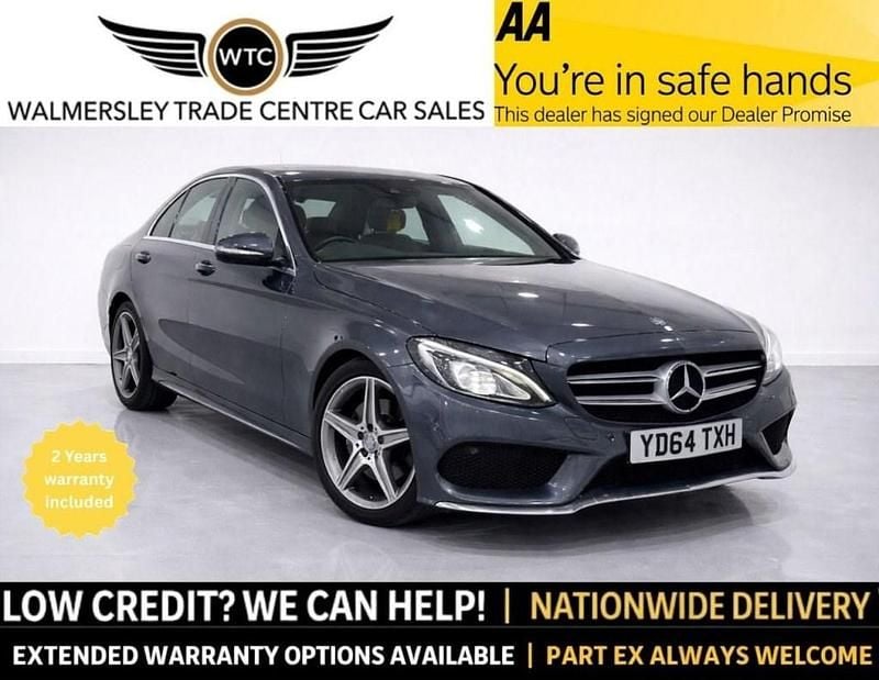Used Mercedes C250 AMG line 204 HP (150 kW) 2014 Grey Sedan