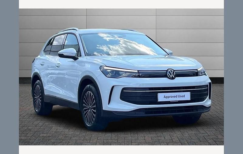White Used 2024 VW Tiguan Match SUV | £30,495 (Expensive) - Image 1/3