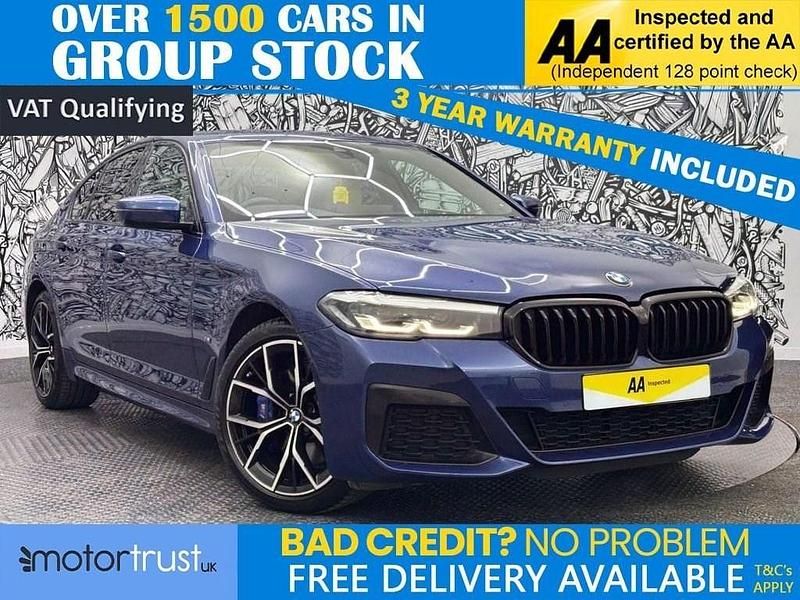 Blue Used 2021 BMW 530e M Sport Sedan | £20,000 (Fair price) - Image 1/2
