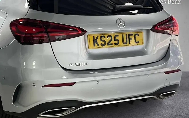 Used Mercedes A200 AMG line 163 HP (119 kW) 2025 Silver Hatchback