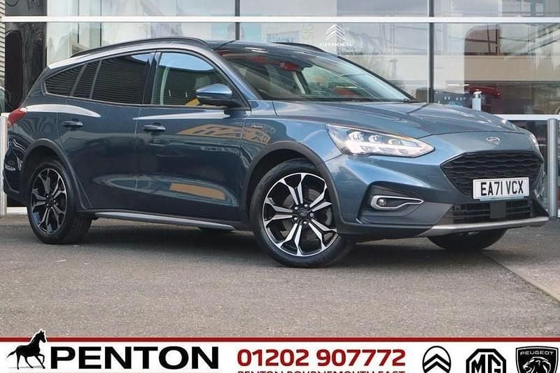 Used Ford Focus Active X 125 HP (91 kW) 2021 Blue Estate