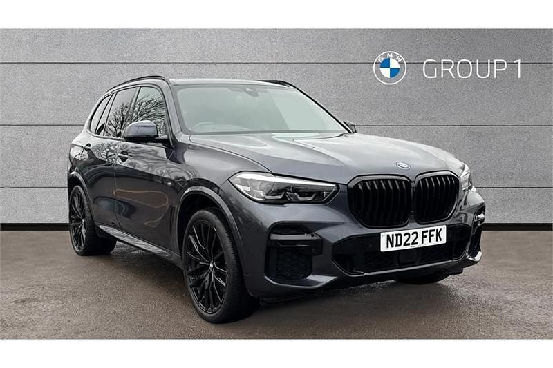 Grey Used 2022 BMW X5 M Sport SUV | £42,975 (Good price) - Image 1/4