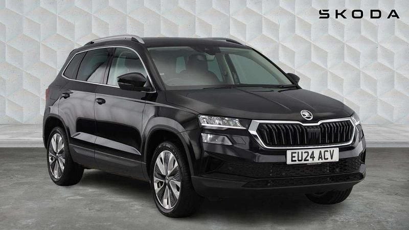 Black Used 2024 Skoda Karoq SE L SUV | £23,257 (Fair price) - Image 1/4