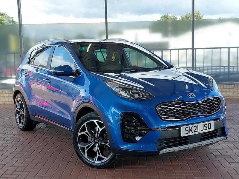 Blue Used 2021 Kia Sportage 4 SUV | £18,498 (Super price) - Image 1/4