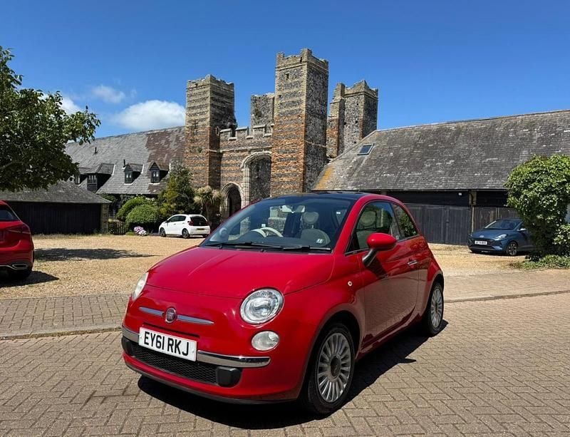 Red Used 2011 Fiat 500 Lounge Hatchback | £3,495 (Good price) - Image 1/4
