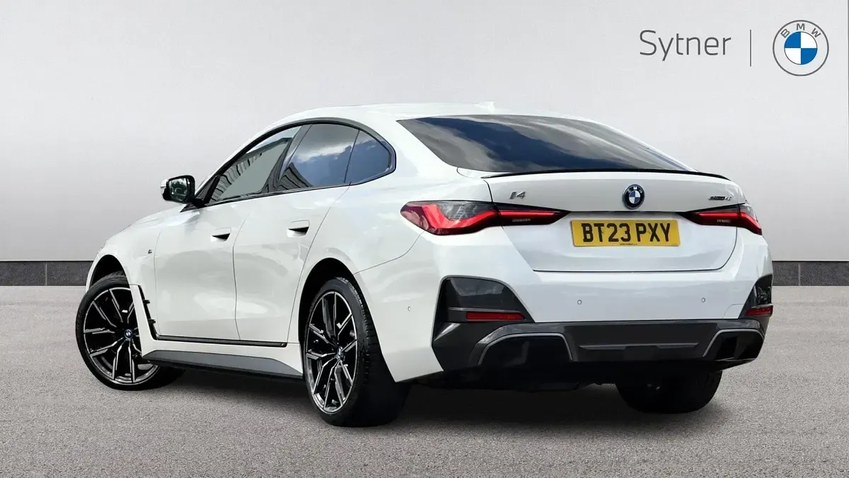 Used BMW i4 M Sport 246 kW (335 HP) 2023 White Sedan