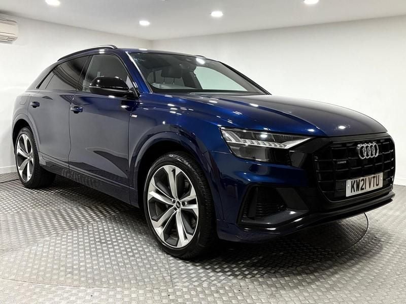Blue Used 2021 Audi Q8 Black Edition SUV | £40,995 (Super price) - Image 1/4