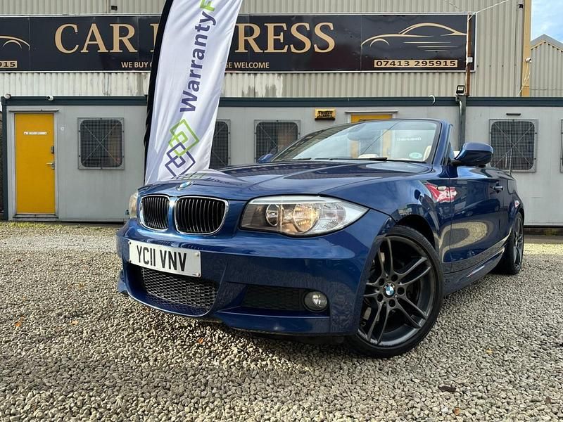 Used BMW 123 Cabriolet M Sport 2011 Blue Cabriolet