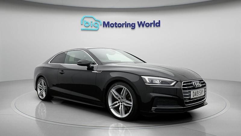 Used Audi A5 S-Line 148 HP (108 kW) 2019 Black Coupe