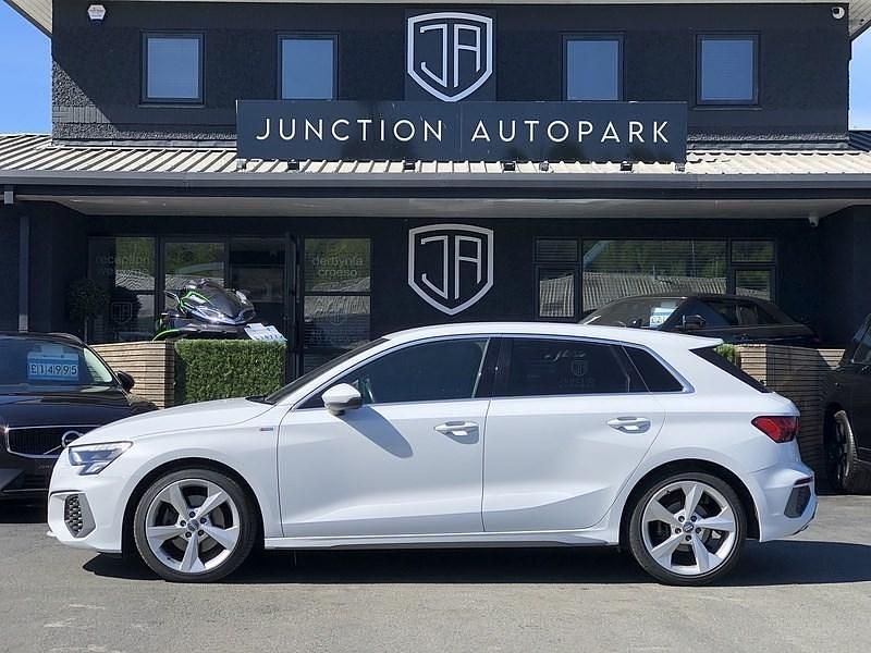 Used Audi A3 S-Line 2022 White Hatchback