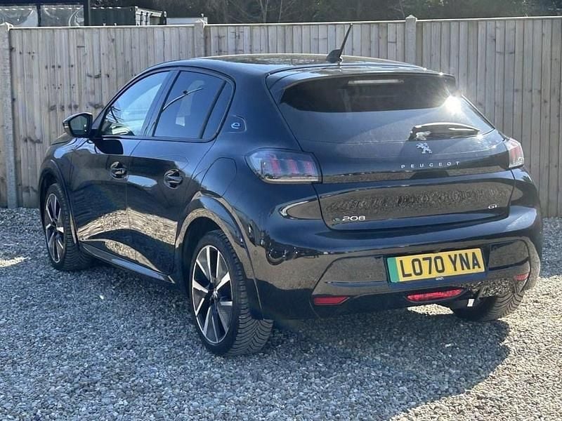 Used Peugeot e-208 GTi 100 kW (136 HP) 2021 Black Hatchback
