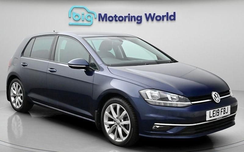 Used VW Golf VII GT 116 HP (85 kW) 2019 Blue Hatchback