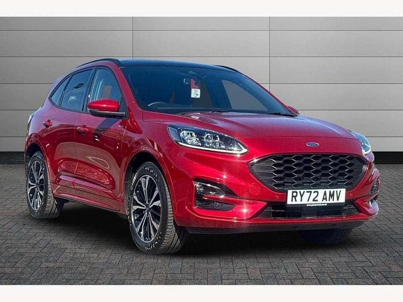 Red Used 2022 Ford Kuga ST-Line X SUV | £19,994 (Fair price) - Image 1/2