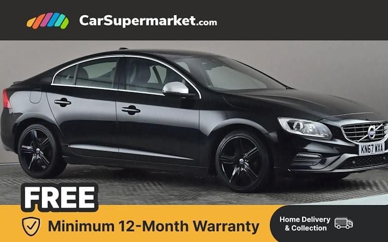 Black Used 2017 Volvo S60 R-Design Sedan | £10,997 (Fair price) - Image 1/4