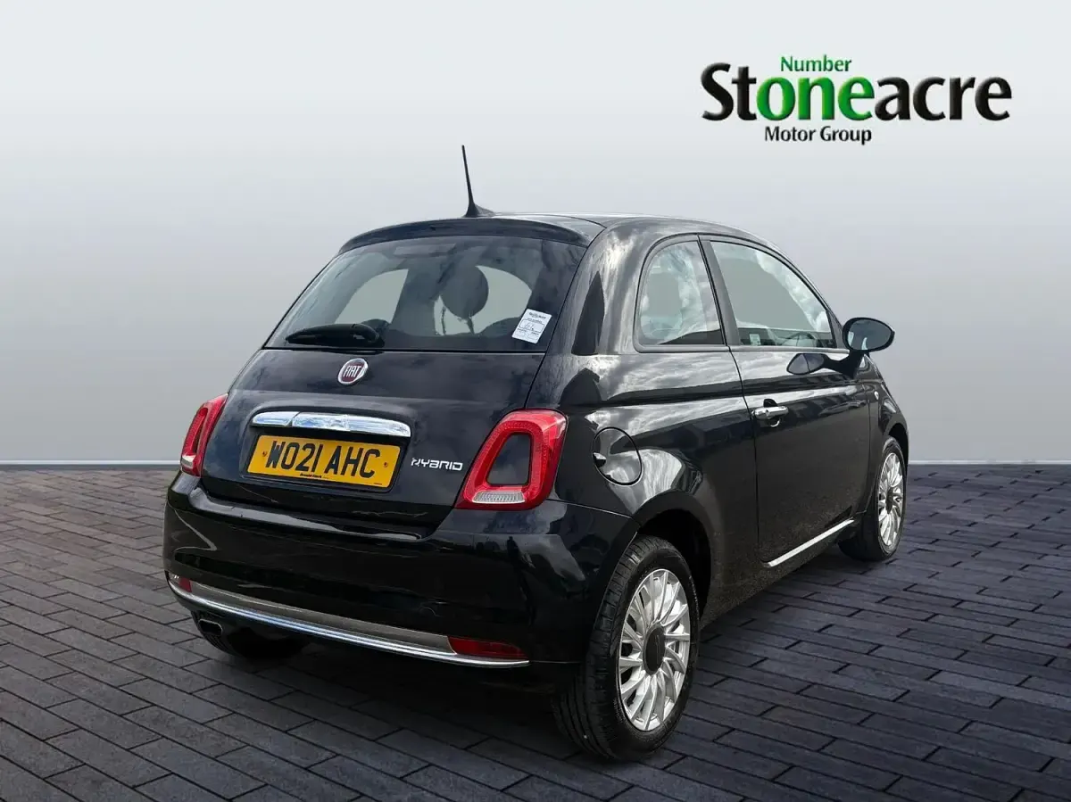 Used Fiat 500 Lounge 70 HP (51 kW) 2021 Black Hatchback
