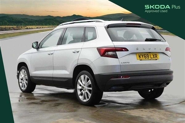 Used Skoda Karoq SE L 115 HP (84 kW) 2019 Silver SUV