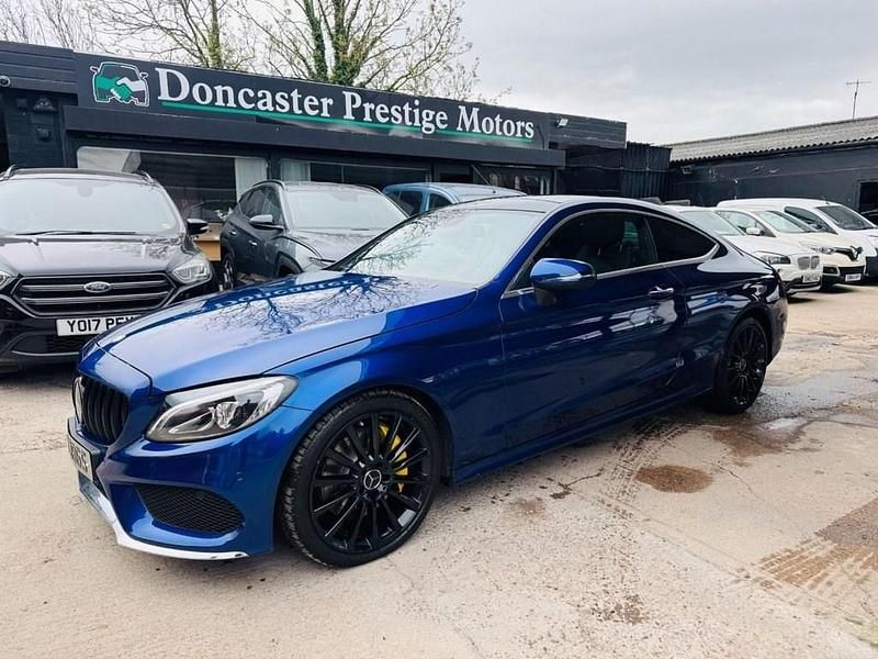 Used Mercedes C250 AMG Line Premium Plus 2016 Blue Coupe