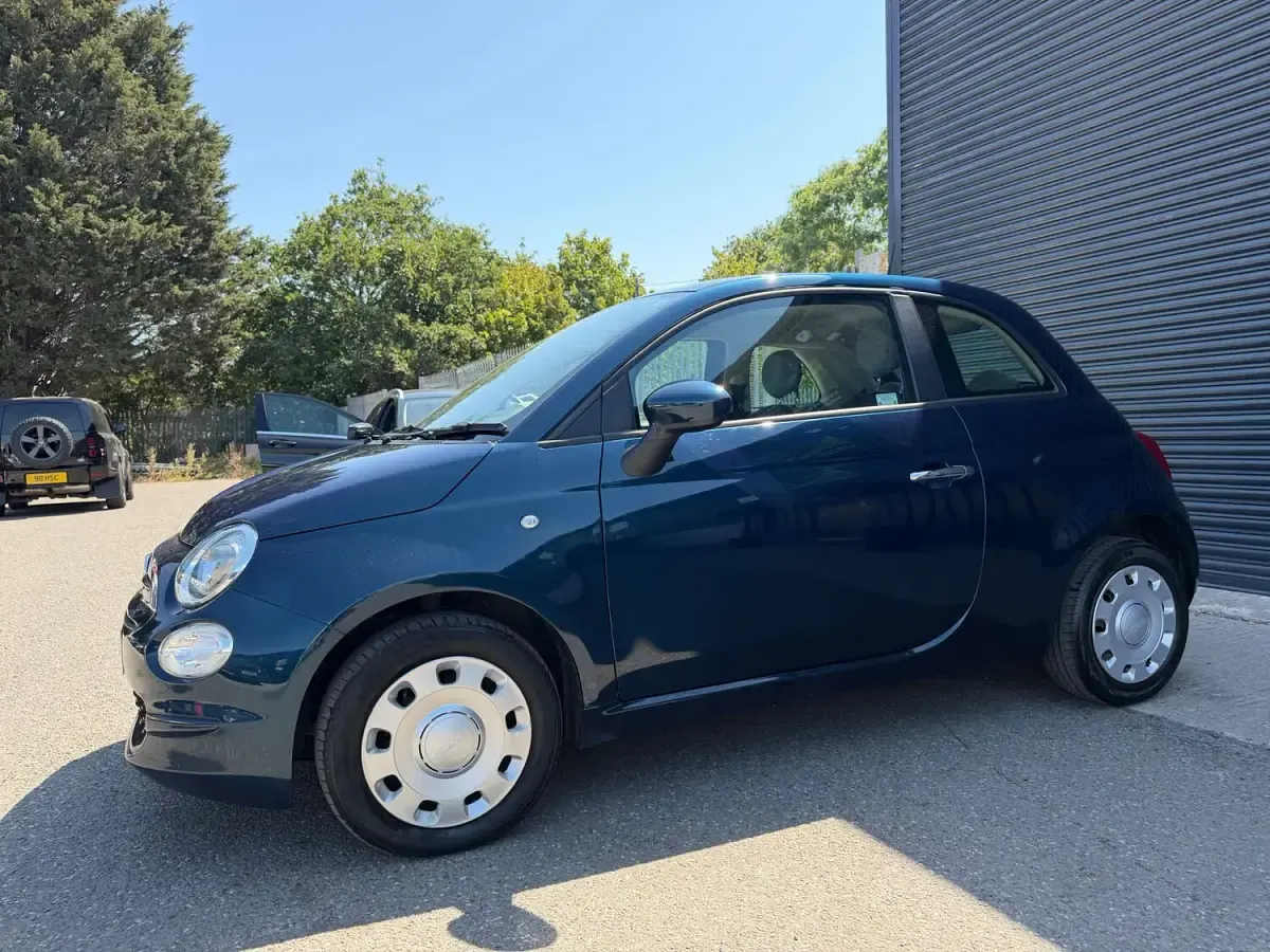 Used Fiat 500 Pop 69 HP (50 kW) 2018 Blue Hatchback