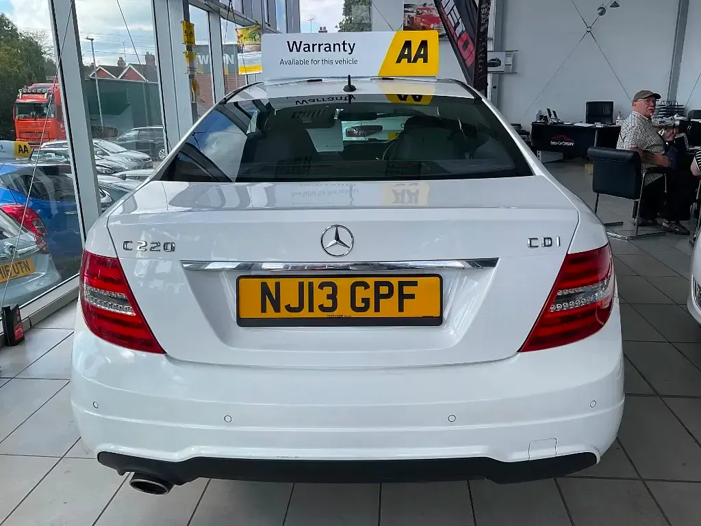 Used Mercedes C220 AMG 2013 White Coupe