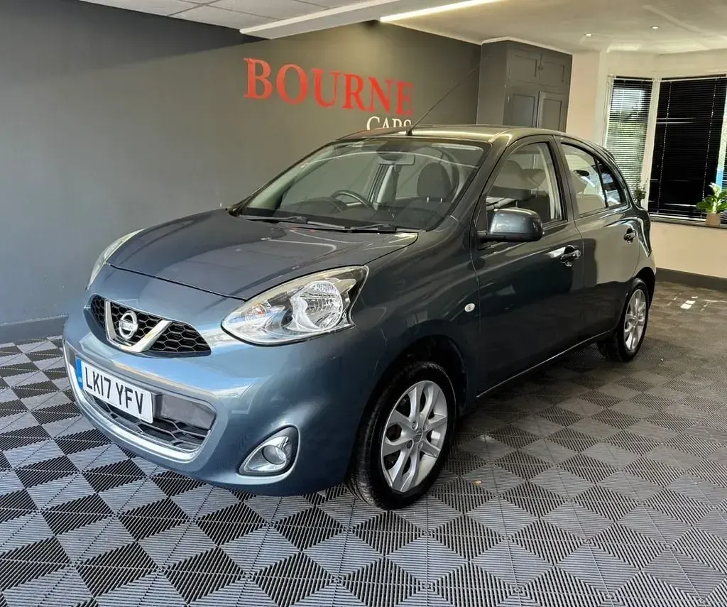 Usata Nissan Micra Acenta 80 CV (58 kW) 2017 Grigio Utilitaria