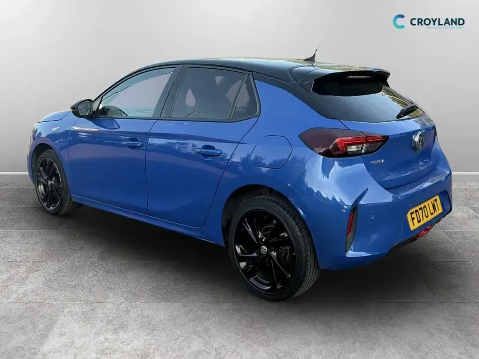Used Vauxhall Corsa SRi 100 HP (73 kW) 2020 Blue Hatchback