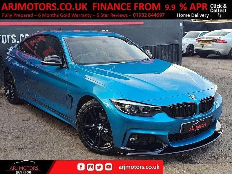 Blue Used 2018 BMW 420 M Sport Coupe | £15,990 (Fair price) - Image 1/4