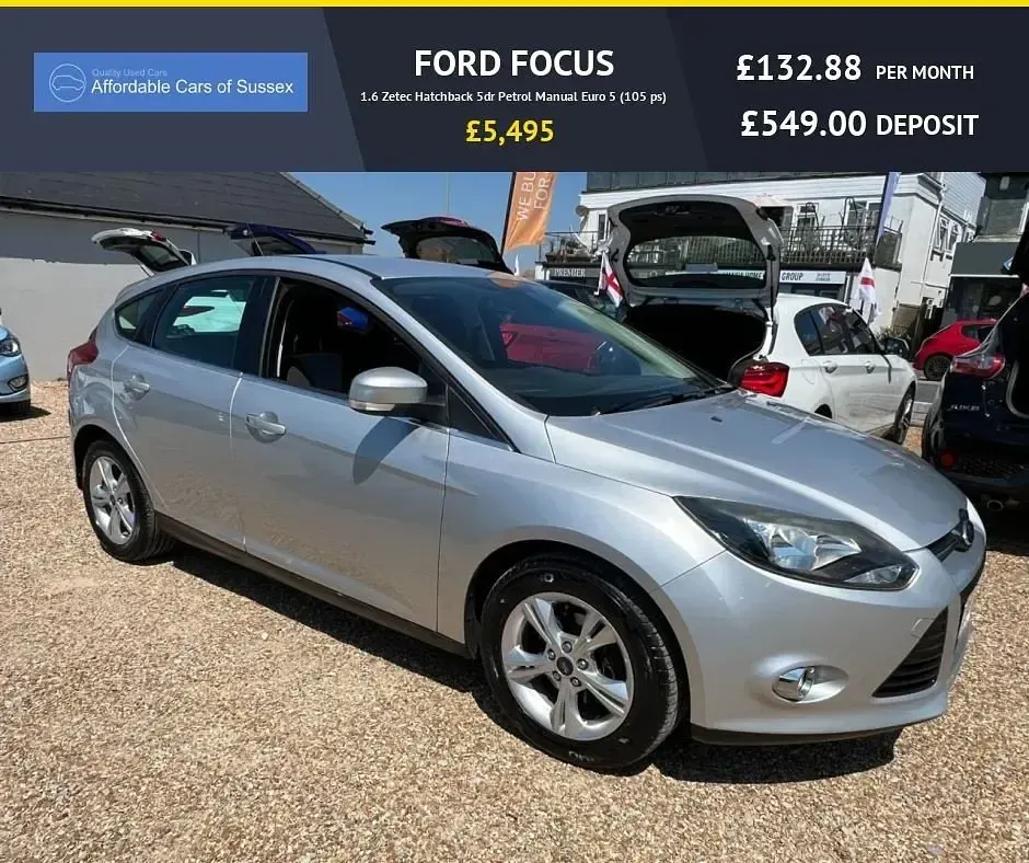 Used Ford Focus Zetec 2014 Silver Hatchback