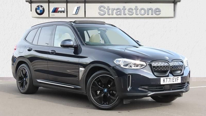 Black Used 2021 BMW iX3 Comfort Edition SUV | £28,500 (Good price) - Image 1/4