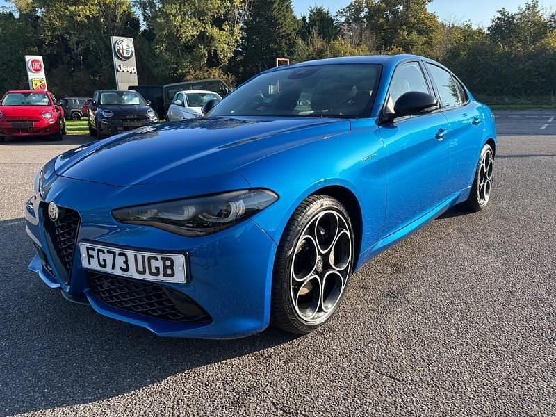 Used Alfa Romeo Giulia Veloce 280 HP (205 kW) 2023 Blue Sedan