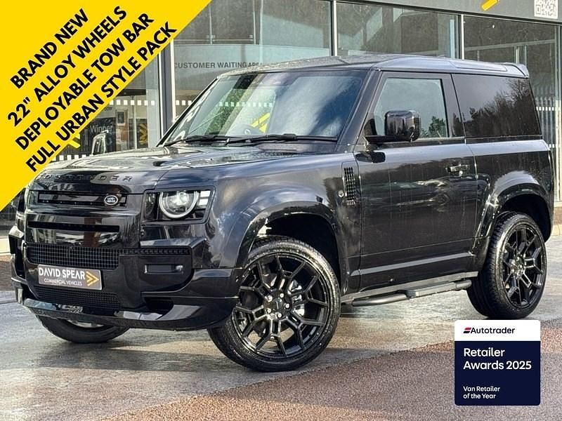 Santorini black New 2025 Land Rover Defender S | £62,990 (Super price) - Image 1/3