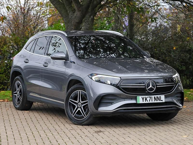 Grey Used 2021 Mercedes EQA350 AMG line SUV | £23,698 (A bit pricey) - Image 1/4